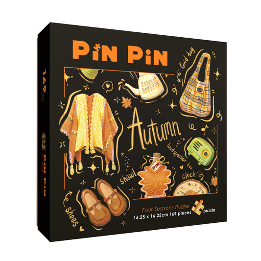 Four Seasons: Autumn - 169 piece puzzle with frame