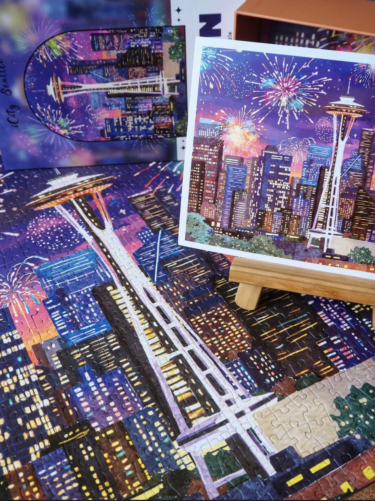 iCity: Seattle - 1000 piece puzzle