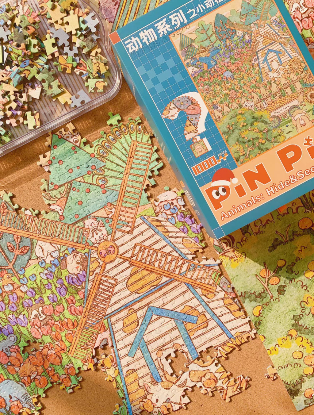 Animals: Hide & Seek - 1000 piece puzzle