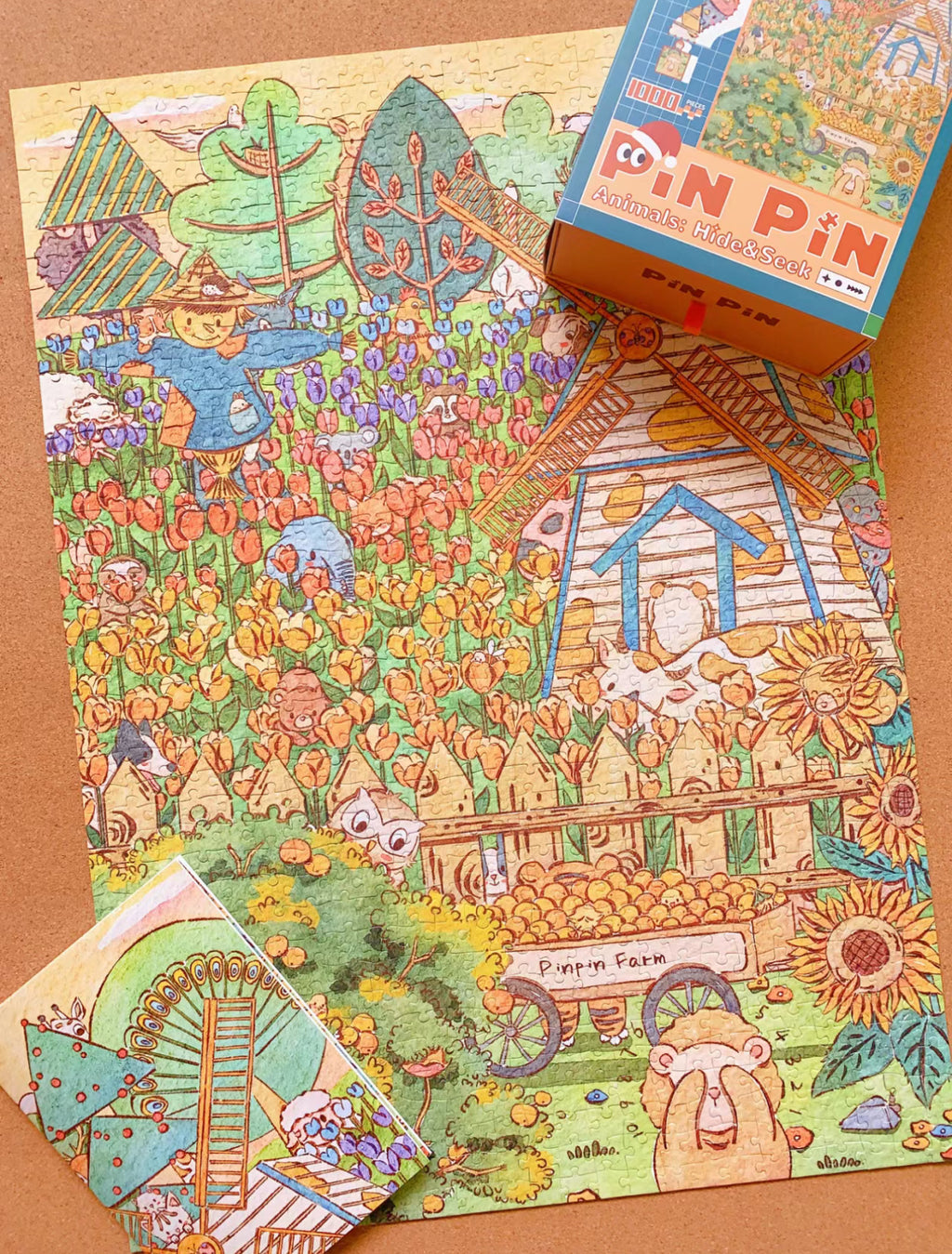 Animals: Hide & Seek - 1000 piece puzzle