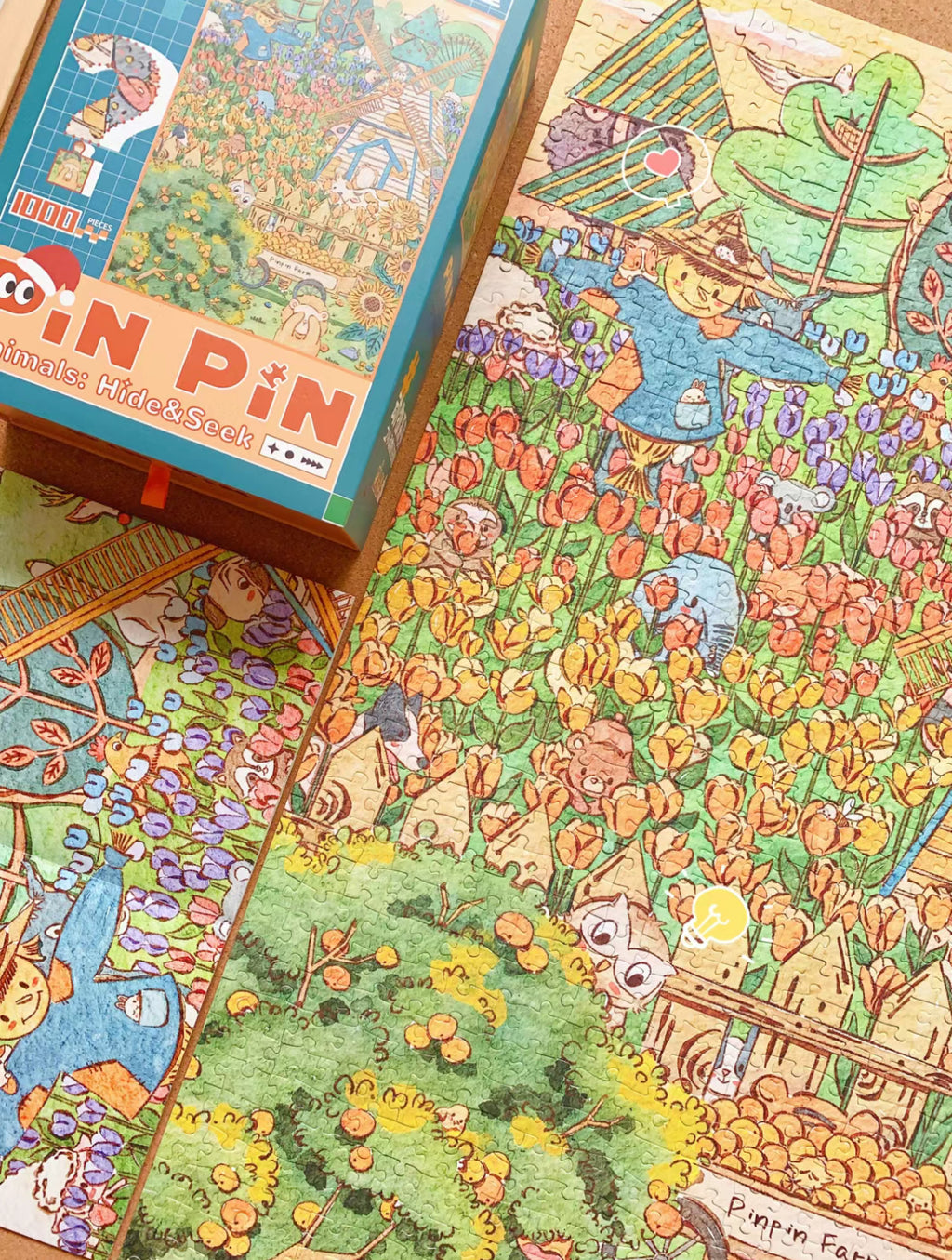 Animals: Hide & Seek - 1000 piece puzzle