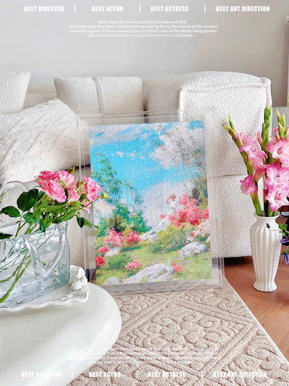 Fine Art: May Morning - 521 piece glitter puzzle