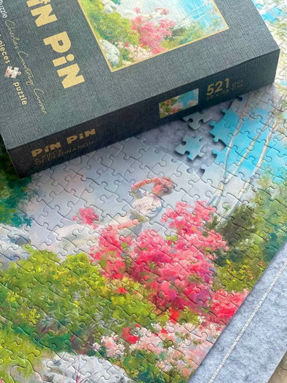 Fine Art: May Morning - 521 piece glitter puzzle