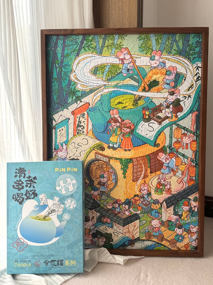 Step by Step: Delicious Green Tea - 700 piece puzzle