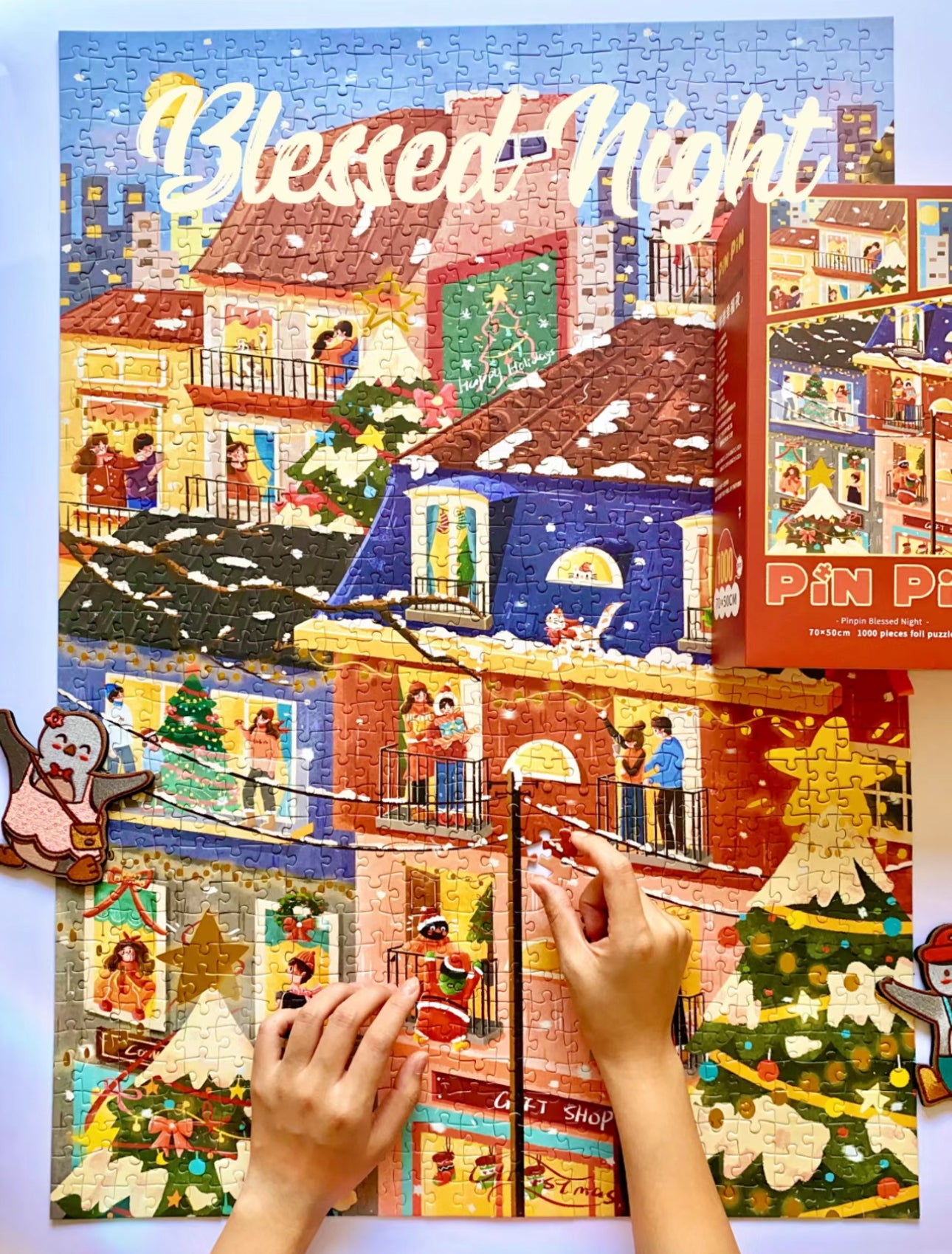 Pinpin Blessed Night - 1000 piece foiled puzzle