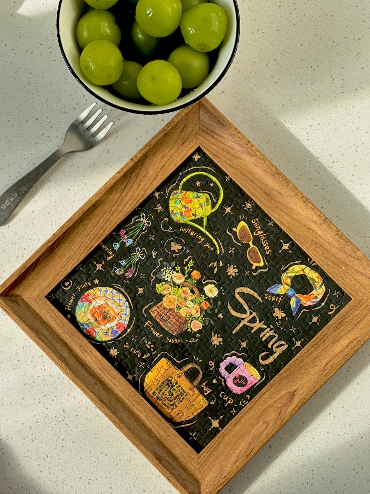 Four Seasons: Winter - 169 piece puzzle with frame