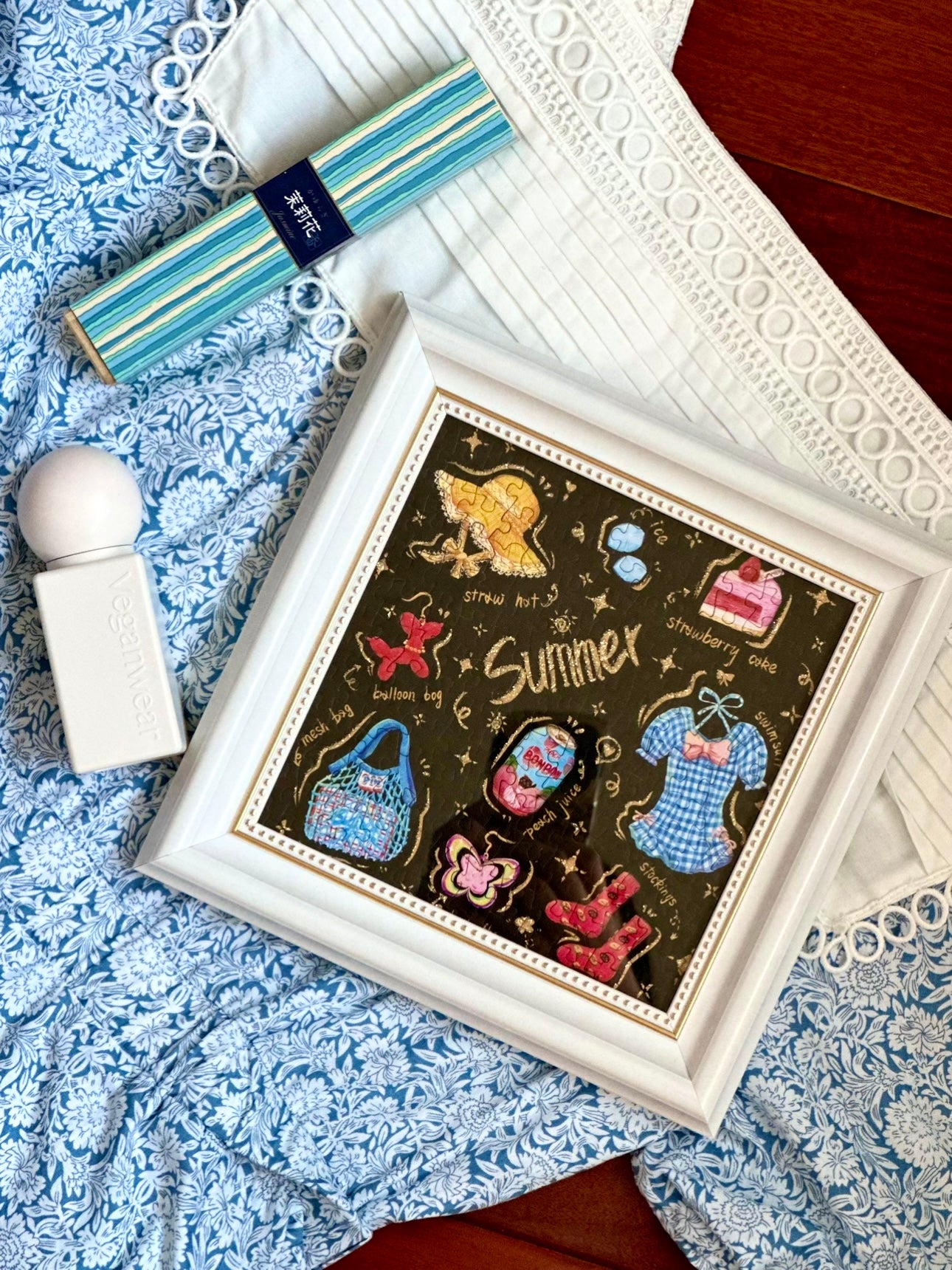 Four Seasons: Spring - 169 piece puzzle with frame