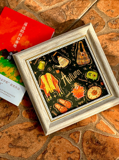 Four Seasons: Autumn - 169 piece puzzle with frame